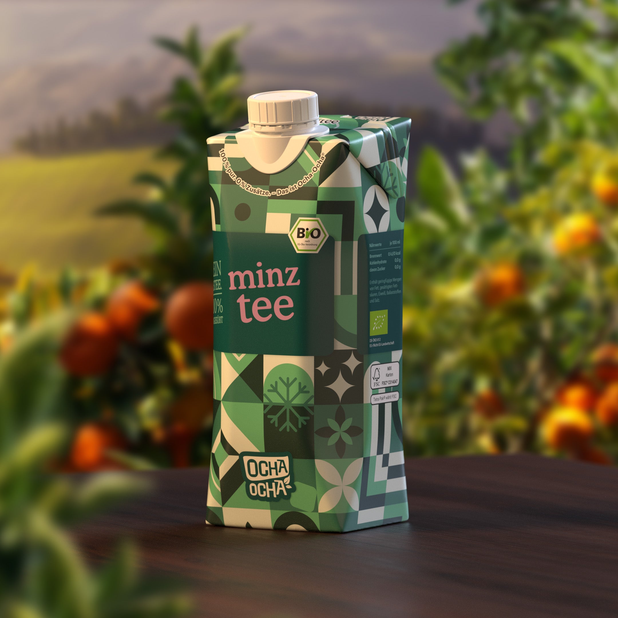 Ocha-Ocha® Bio-Minztee | Pfefferminze | Bio-Eistee ohne Zucker